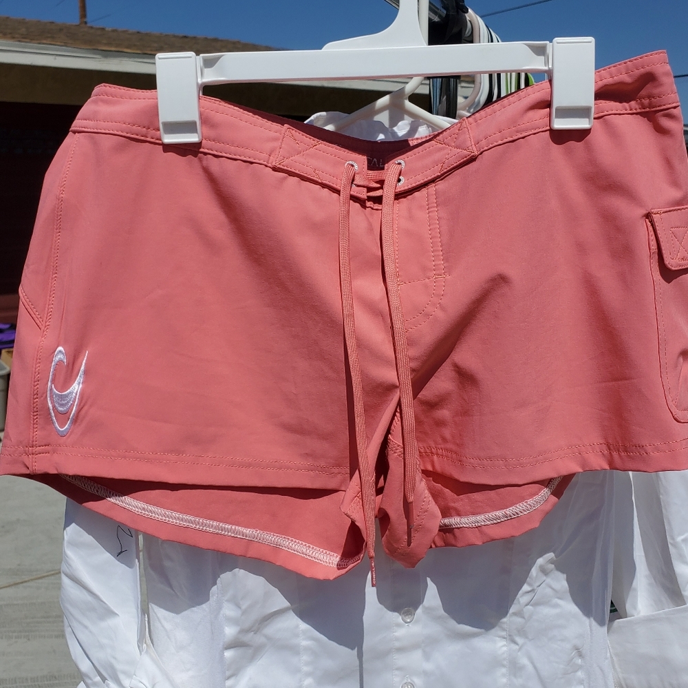 Womens coral board shorts